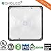 New Upgraded GKOLED 45W LED Canopy Light,UL-Listed and DLC-Qualified,5000K Daylight White, 5300Lumen, 120-277VAC,175-200W MH/HPS/HID Replacement, IP65 Waterproof and Outdoor Rated, 5 Years Warranty