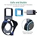 Bovon Outlet Wall Mount Hanger Holder Stand for Dot 2nd Generation, Best Space-Saving Dot Accessories for Your Smart Home Speaker Without Mess Wires or Screws (Short Charging Cable Included) (Black)