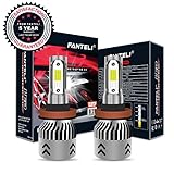 FANTELI H11(H8,H9) LED Headlight Bulbs All-in-One Conversion High Beam/Low Beam/Fog Lights Kit - 72W 8000LM 6000K Xenon HID Cool White Lamp Replacements - 5 Years Warranty