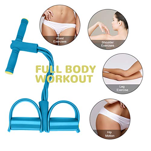 JIRVY-Pedal-Resistance-Band-Super-Light-Yoga-Strap-Elastic-Pull-Rope-Fitness-Equipment-for-Sit-up-Bodybuilding-Expander-Abdomen-Workout-Arm-Stretching-Slimming-Training-Blue