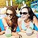 KindGa Silicone Wine Glasses Set of 6 Unbreakable Stemless Outdoor Rubber White Wine Cups,100% Silicone Dishwasher Safety - Foldable Shatterproof Party Cups for Travel Camping Pool Picnic/ 12 oz
