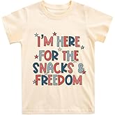 Boys 4th of July Shirt American Flag T-Shirts for Kids Toddler Patriotic Tee Tops Girls Independence Day Outfit 1-7 Years