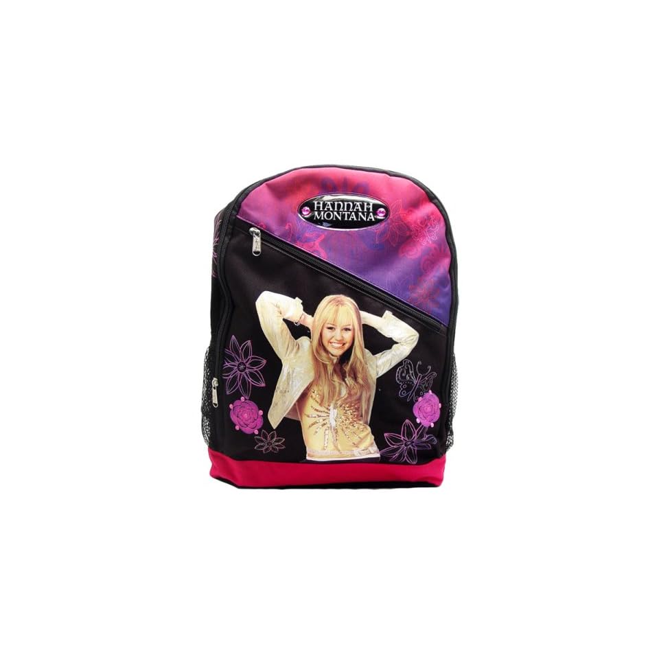 Hannah Montana Backpack Full Size, Hannah Montana Lunch Bag also
