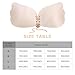 Women's Self Adhesive Bras Airy Invisible Backless Push up Super Light Strapless Bra Nude D