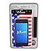 CaliCase Premium Universal Waterproof Floating Phone Pouch - IPX8 Waterproof Floating Phone Case with Lanyard for iPhone and Android - American Flag