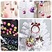 GIKPAL Clear Fillable Ornaments Ball - Pack of 20 PCS Individual Transparent Plastic Craft Ornaments 80mm for DIY Christmas and Party Decor