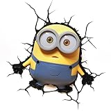3D Light FX Despicable Me Minions Bob 3D Deco LED Wall Light