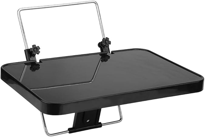 Amazon 車載用テーブル 小型テーブル カーテーブル 折りたたみ式 ステアリングホイール掛け可能 丈夫耐用 調整可能 引き出し付き 車中宿泊 パソコン作業 食事 物置き用 トレイ 車 バイク