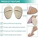 Metatarsal Pads Ball of Foot Cushions Adhesive Gel Non Slip Forefoot Protector Shoe Inserts for Women Men High Heels Sandal Shoes Pain Relief Mortons Neuroma Callus Blisters (3 Pairs) (Multicolor)