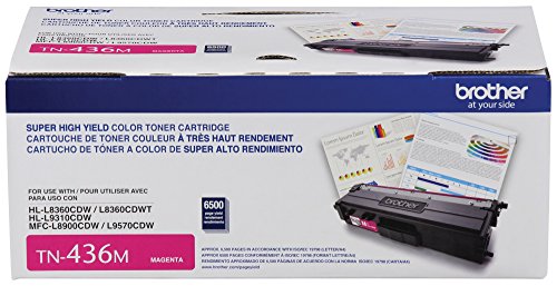 Brother Printer TN436M Super High Yield Toner-Retail Packaging , Magenta