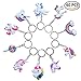 40 Pcs Rainbow Unicorn Keychains Key Ring Decoration Birthday Party Favor Supplies Unicorn Party Favors Novelty Gift