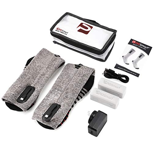 PROSmart Verwarmde sokken, elektrische verwarmingssokken met 3 standen, instelbare temperatuur, verwarmde sokken… - Image 7