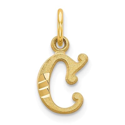 14k Gold Initial C Pendant Necklace for Women Kuwait Ubuy