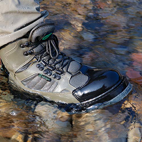 NEYGU Men&Women Breathable Quick-Dry Wading Shoes for Fishing and Hunting with Felt Sole, Used for Neoprene Stocking Foot Wader (11)