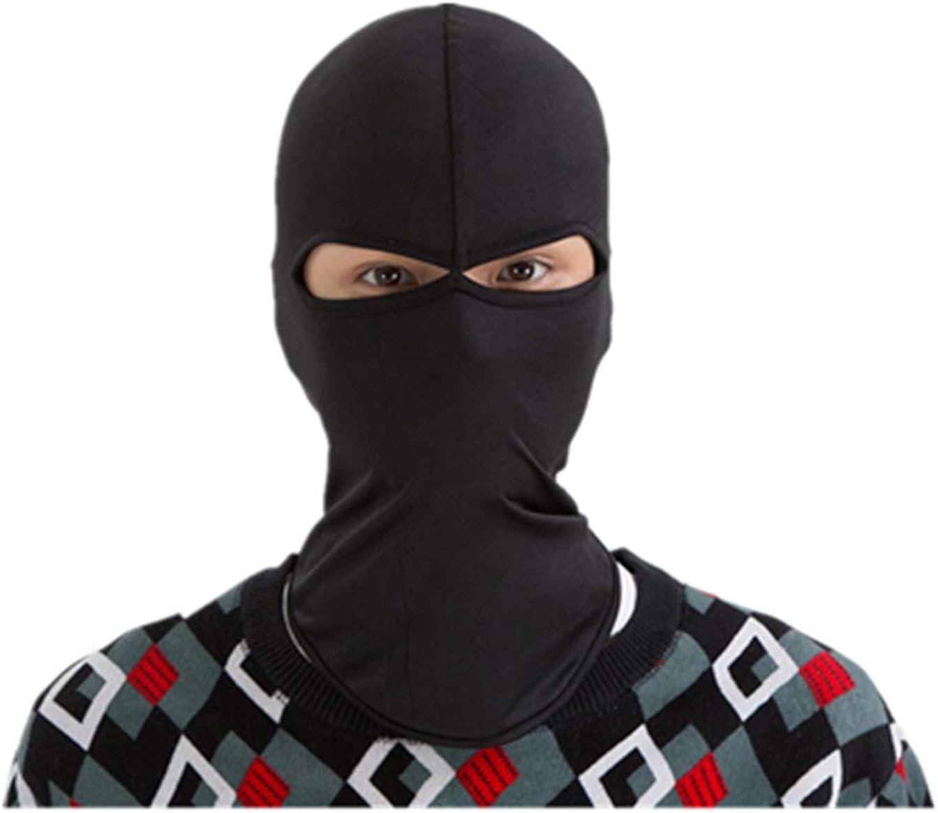 Masque Multifonction Balaclava Tofox - Snood, écharpe, Cagoule - Pour Ski, Moto, Vélo, Randonnée - Taille Unique Extensible