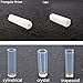 Jetloter 5 PCS DIY Liquid Resin Molds with 100 PCS Screw Eye Pins for Making Jewelry Necklace Pendant Charm Tools Accessories