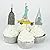 Various Fun Designs of New York/London/Mermaids/Cowboys Cupcake Toppers for Birthday/Events/Party sets of 24 (New York)