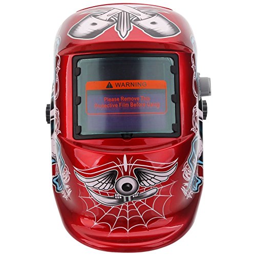 Buy Z ZTDM Welding Helmet Pro Solar Auto Darkening Red Pirate Hood