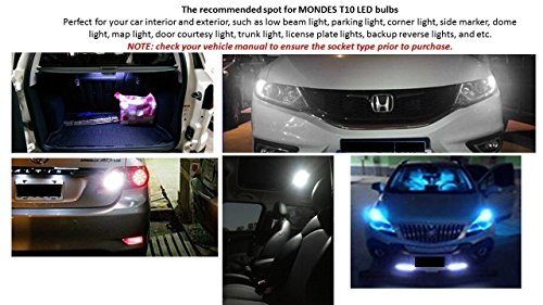 Car LED Lights SMD Replacement bulbs for 194 T10 Wedge Ice Blue