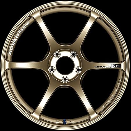 Amazon ヨコハマホイール Yokohama Wheel アドバン Advan Racing Rgiii 輸入車用 アルミホイール 17 7 0 47 100 0 4 レーシングゴールドメタリック V1015 ホイール 車 バイク