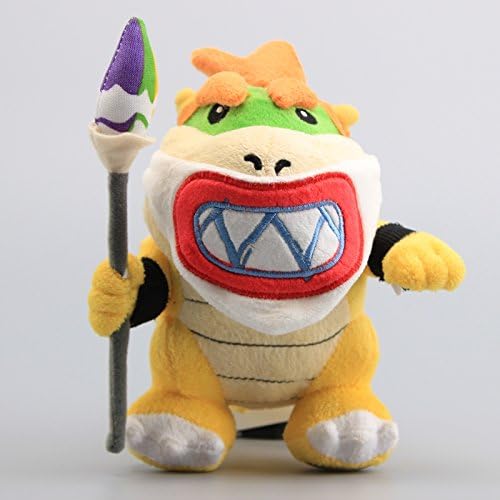 Super Mario Bowser Jr Pencil Koopa Soft Plush Figure Toy Anime Stuffed Animal 7 Inch Child Gift Doll