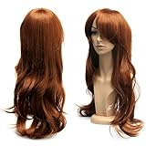 AISHN Wavy Wigs,27.5inch(70cm) Colorful Long Curly Wig with Wig Cap for Cosplay,Party