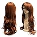 AISHN Wavy Wigs,27.5inch(70cm) Colorful Long Curly Wig with Wig Cap for Cosplay,Party