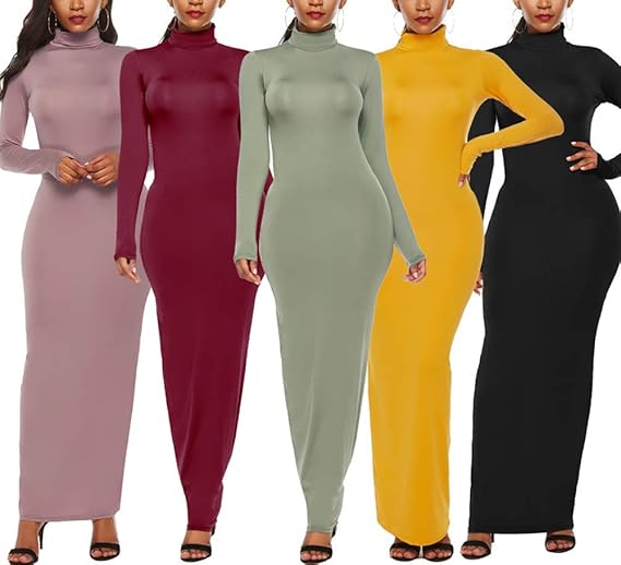 bodycon maxi dress casual