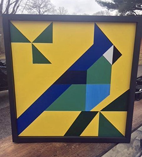 Amazon Com Blue Jay Mini Barn Quilt Quilt Square Handmade
