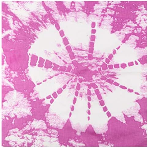 Simayixx Tie-dye Gradient Bandanas Paisley Print Head Wrap Scarf Wristband Headbands Multipurpose Handkerchiefs