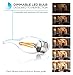 Hyperikon LED Edison Flame Tip Filament Candle, 4-Watt (40-Watt Equivalent), Medium Base (E26), CRI 90+, 340°-Beam Angle, Dimmable, 2700K (Warm White)