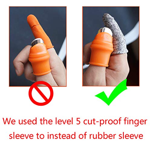 Zehhe Professional Garden Silicone Thumb Knife, Harvesting Plant Knife,Finger Knife Picking for Trim Garden Vegetable Gardening Tools and Also be Your Good Help in Kitchen