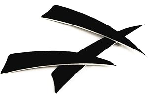 Letszhu Archery Arrows Feather Fletching 4 Inch Real Turkey Vanes for Hunting Target Shooting (25 Pack)