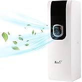 Air Freshener Spray Automatic Fragrance Dispenser Compatible with Glade and Airwick Refill Can 5.51"x 2.6", Free Standing/Wal