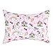 IBraFashion Toddler Pillowcases for Girls 14x19 for 13x18, 12x16 Pillow 100% Cotton Unicorns and Castles 2 Packs (Blue and Pink)