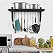 Sorbus HNG-BLK Pot Rack, 24.25
