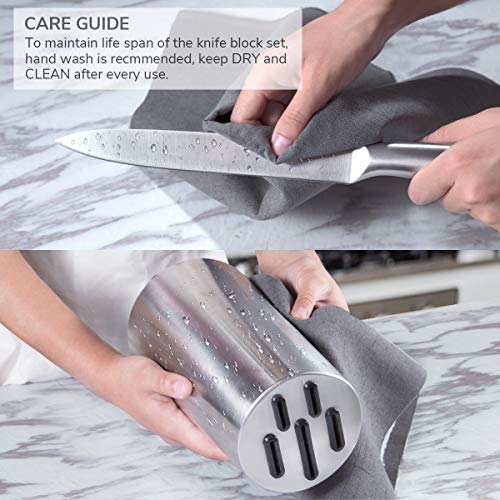 image for REDMOND Knife Set, Professional 5 Pieces Kitchen Knife Set One Piece w
