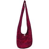 Boho Elephant Print Crossbody Bag - Lightweight Cotton Hippie Sling Shoulder Bag For Everyday Boho Style - View #10
