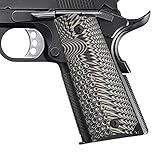 Guuun 1911 Grips G10 Full Size Government Commander Custom Grip Ambi Safety Cut OPS Eagle Wing Texture