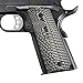 Guuun 1911 Grips G10 Full Size Government Commander Custom Grip Ambi Safety Cut OPS Eagle Wing Texture