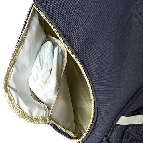 Runalp Multi-Function Diaper Bag, Nappy Bags for Baby Care, Large Capacity, Stylish and Durable, Blue
