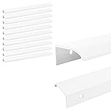 Tsnamay 10Pcs 11.65" White Arc Surface Pull,White
