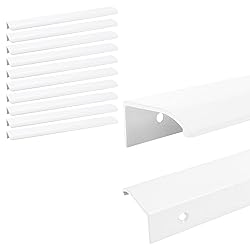 Tsnamay 10Pcs 11.65" White Arc Surface Pull,White