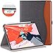 ZtotopCases for iPad Pro 12.9 Case 2018, Leather Folio Stand Case Smart Cover for 2018 iPad Pro 12.9-inch 3rd Generation (Supports iPad Pencil Charging) with Auto Sleep/Wake Strap Pocket (DenimBlack)
