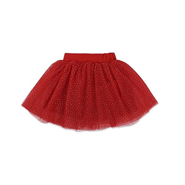 Kollmert Toddler Kid Baby Girl Letter T shirt Tops Princess Skirt Dress Christmas Set - Image 9