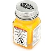 Testors Enamel Paint, Flat Yellow, 1/4-Ounce