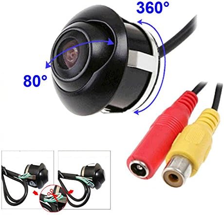 CCD Newest Car Rear View Camera Front View Double To Switch Upgrade Section Parking Camera with 360 Degree Rotation Reverse Camera