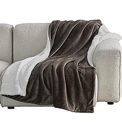 Bedsure Sherpa Fleece Throw Blanket for Couch