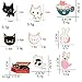 Lovely Cat Brooch Set Cute Cartoon Kitty Rabbit Brooch Pins Enamel Brooches Lapel Pins Clothes Bags Decoration Gifts for Woemn Girls by JoinLove