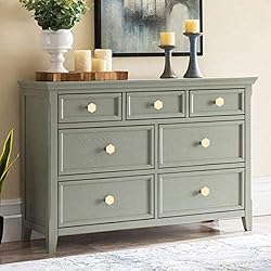 Solid Brass Hexagon Kitchen Cabinet Knobs and Pulls